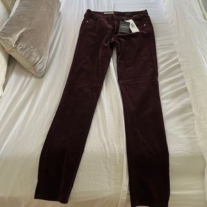 Brand new! AG prima cigarette corduroy jeans